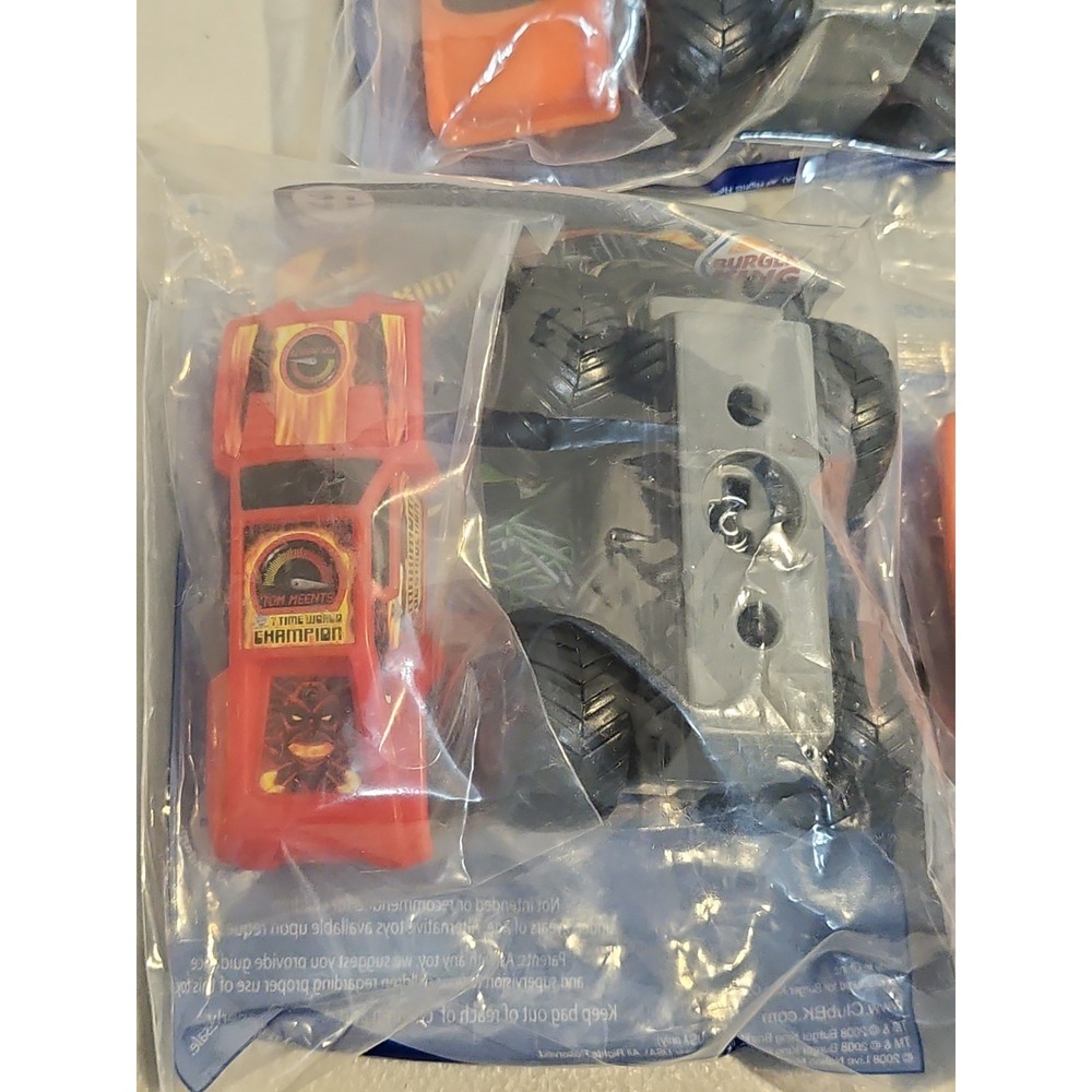 Lot (5) Monster Jam Burger King Toy Collection Hot Wheels - Picture 2 of 10